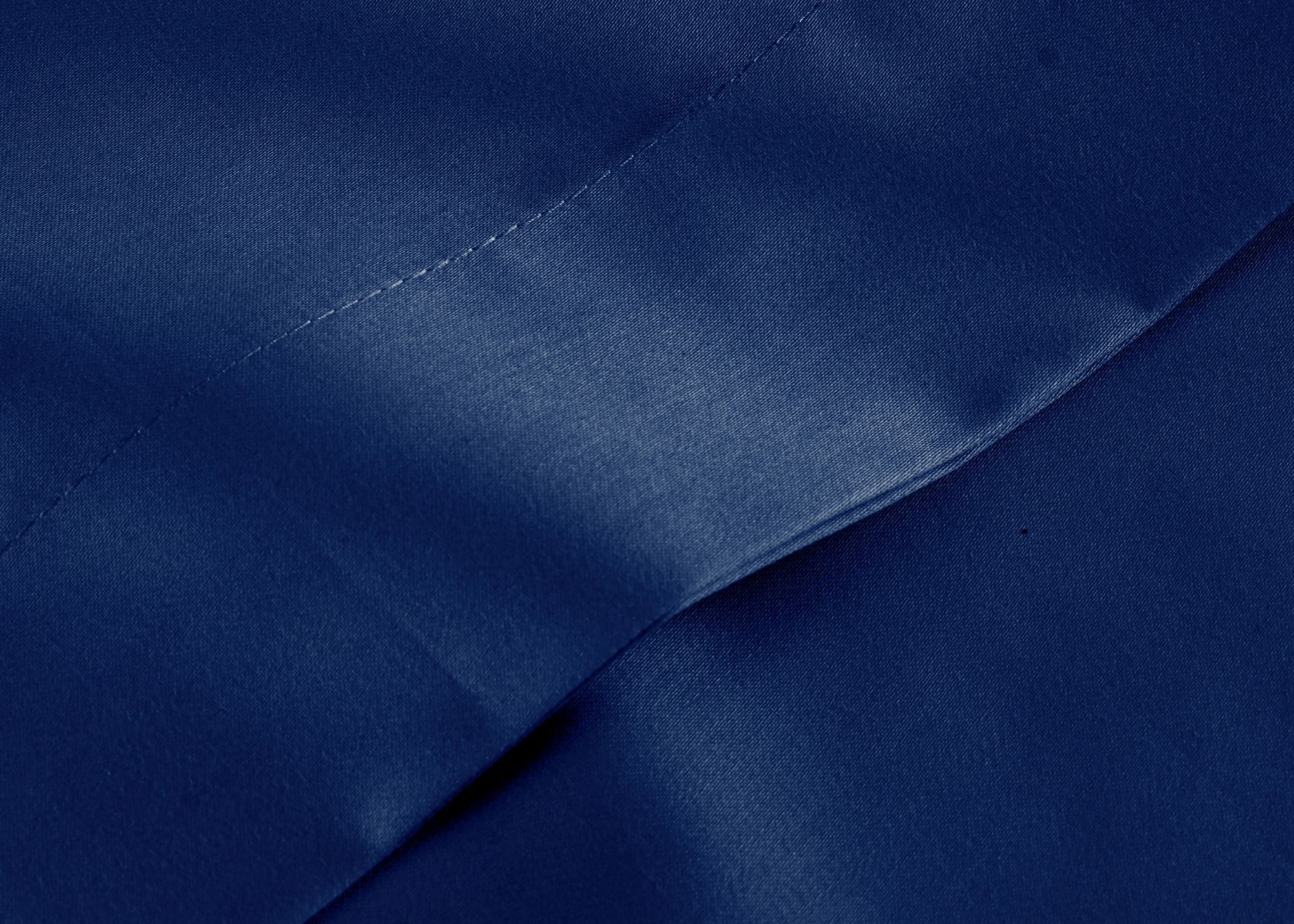 Christy "400 TC Sateen" Plain Dyed Sheets in Navy