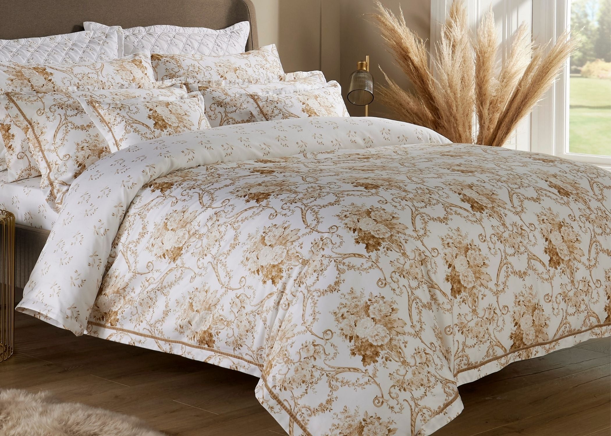 Christy "Paris" Duvet Cover Sets in Bronze