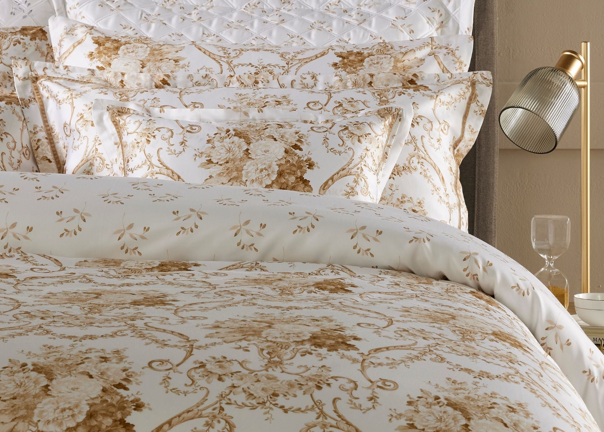 Christy "Paris" Duvet Cover Sets in Bronze