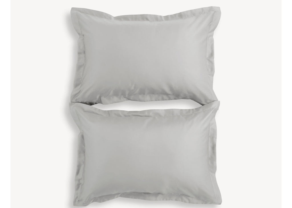 Christy "400 TC Sateen" Plain Dyed Sheets in Colour Platinum