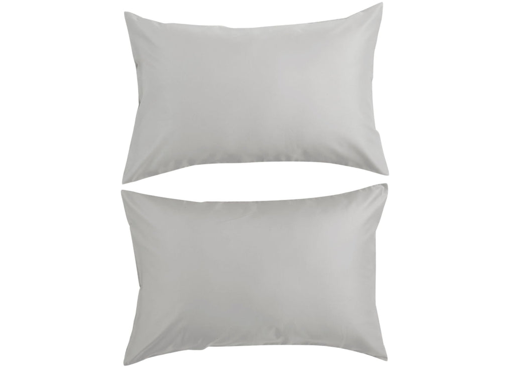 Christy "400 TC Sateen" Plain Dyed Sheets in Colour Platinum