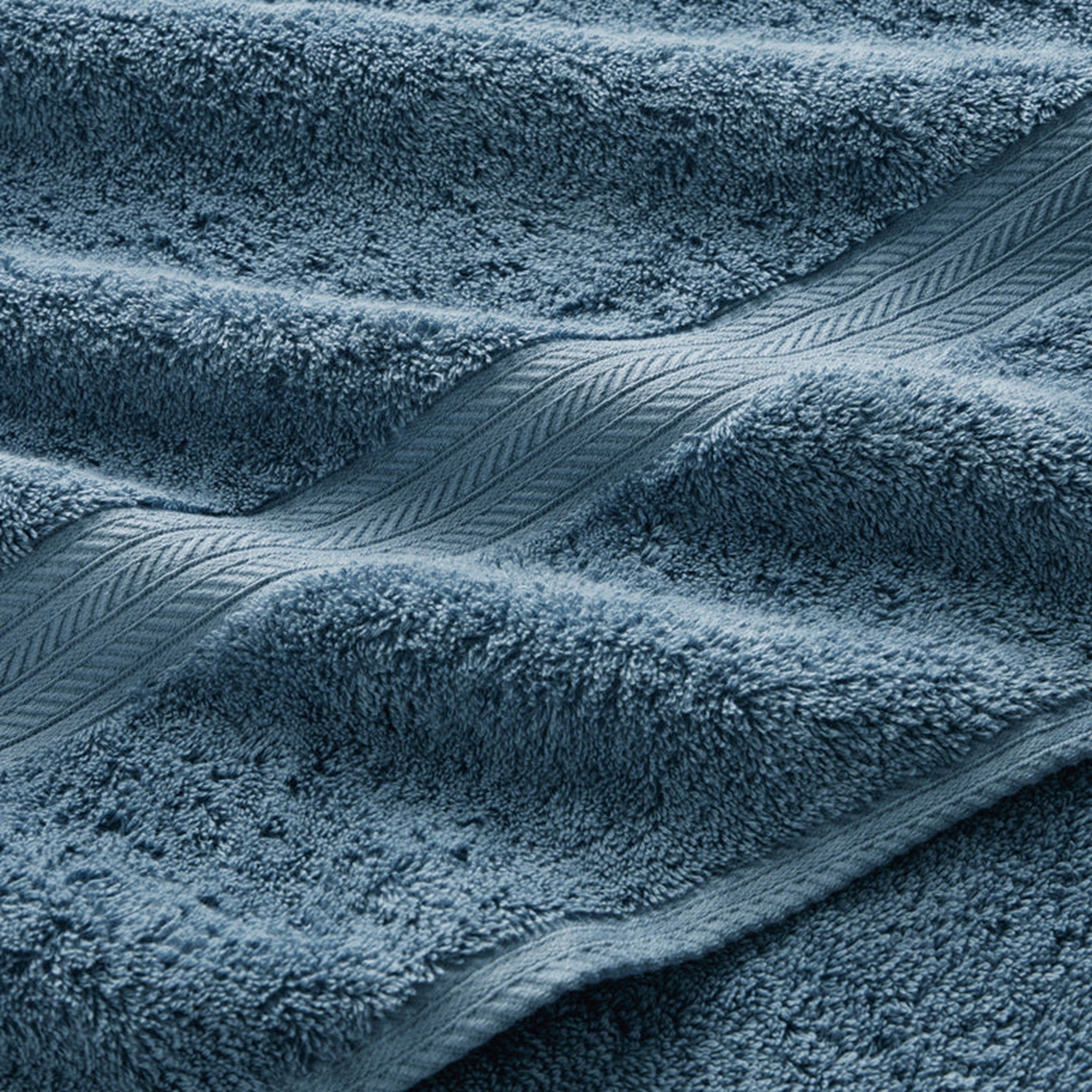 Renaissance Egyptian Cotton Bath Towels Collection in Denim