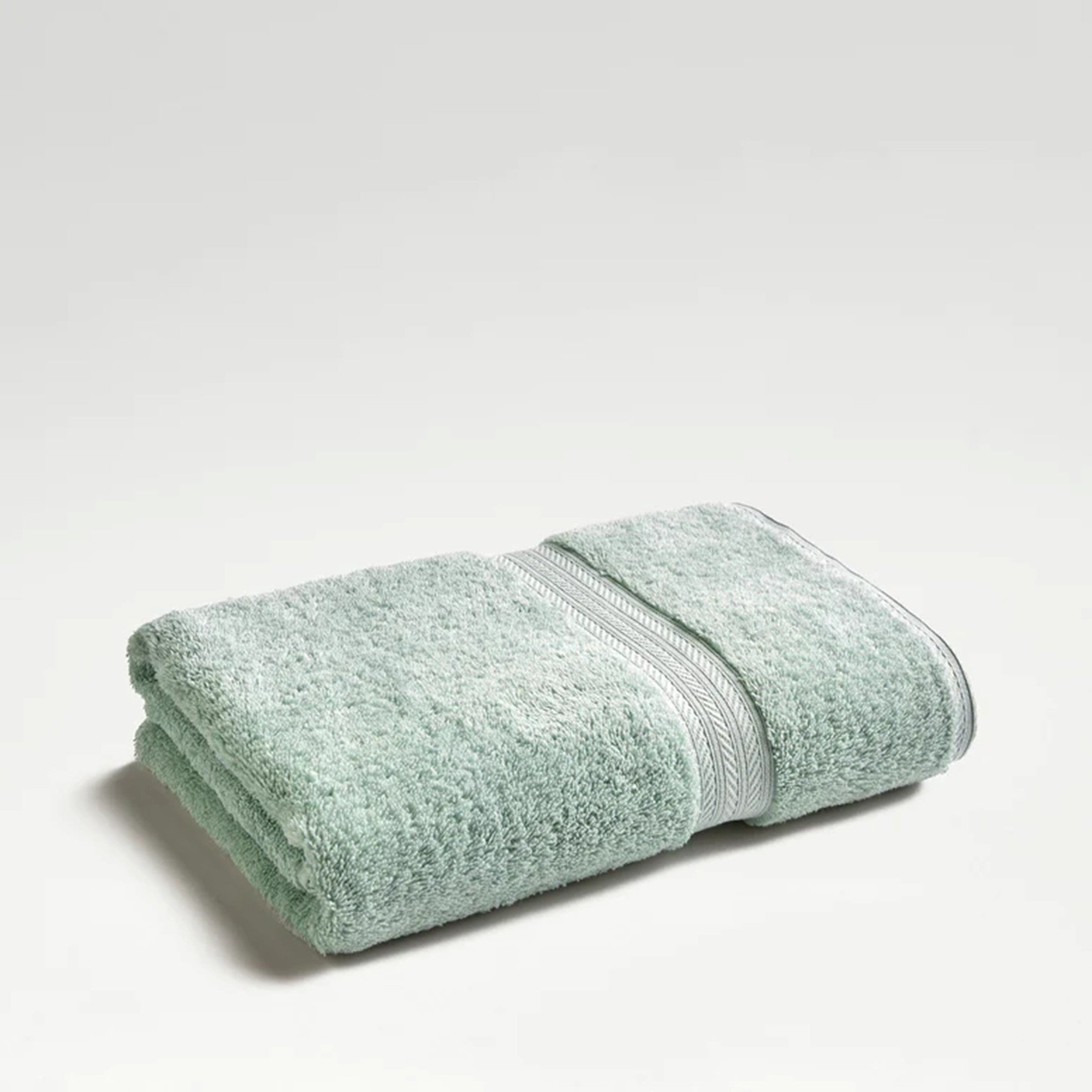 Renaissance Egyptian Cotton Bath Towels Collection in Eggshell Blue
