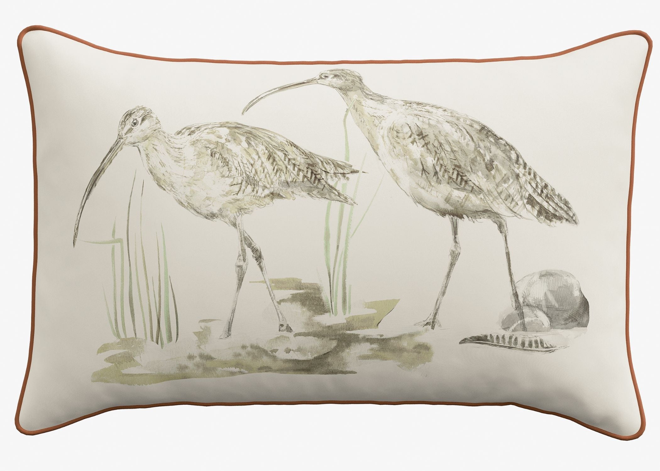 Sanderson "Summer Harvest" Duvet Cover in Ochre & Mist