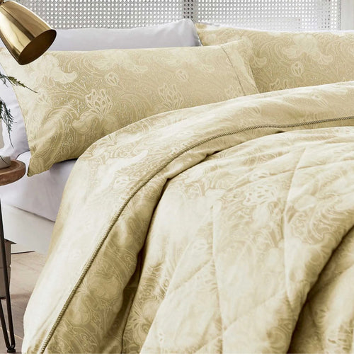 Ashbee Duvet Cover Set in Soft Gold
