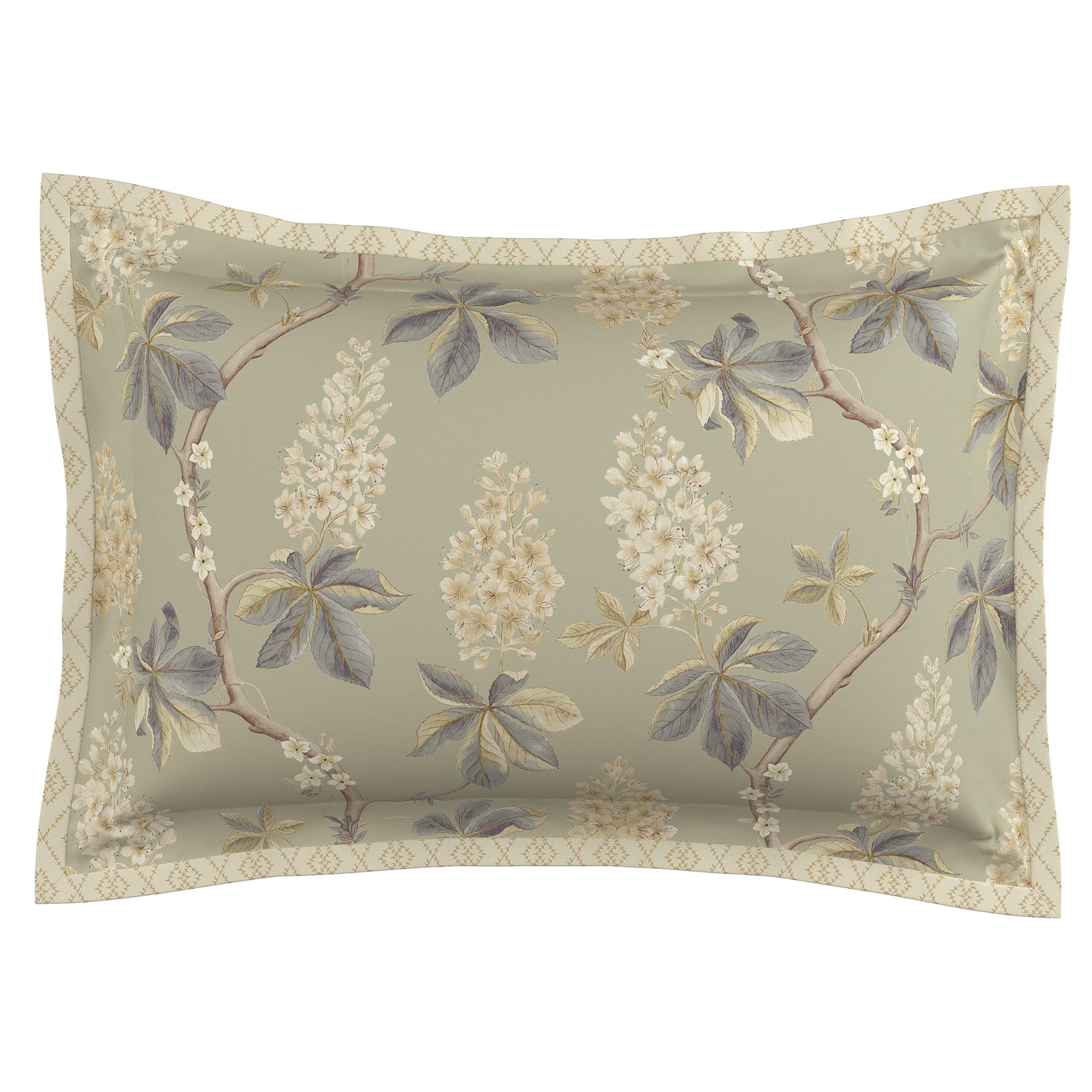 Chestnut Tree Duvet Cover Set in Grey Blue & Sage