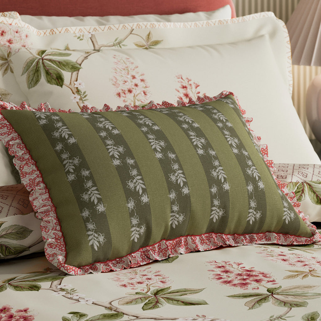 Chestnut Tree Duvet Cover Set in Coral