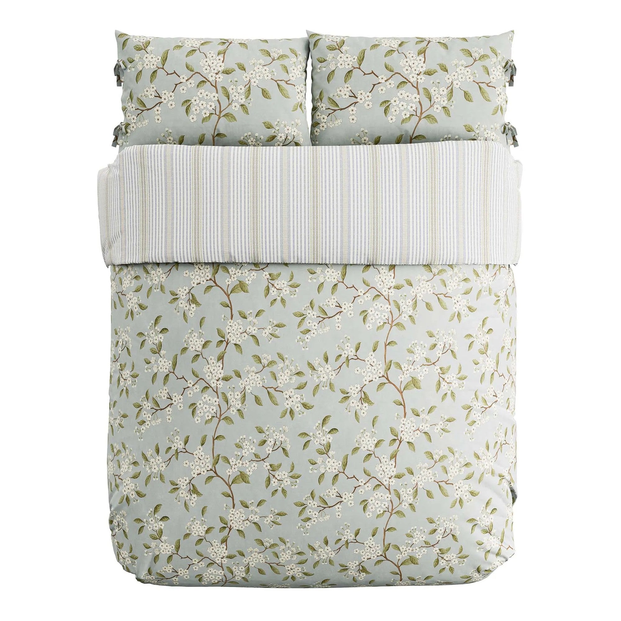 Damson Blossom Duvet Cover Set in Porcelain