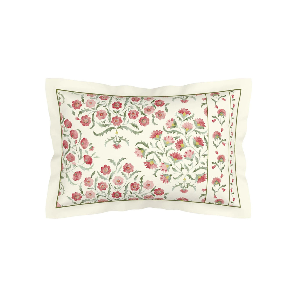 Ottoman Duvet Cover Set in Rose & Olive