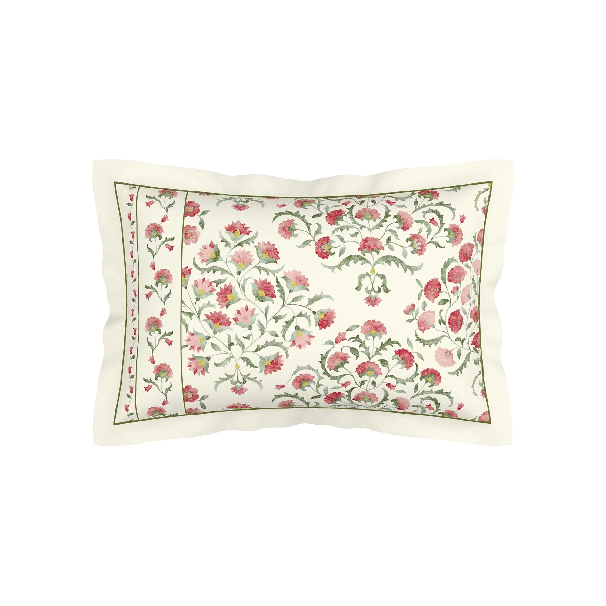 Ottoman Duvet Cover Set in Rose & Olive