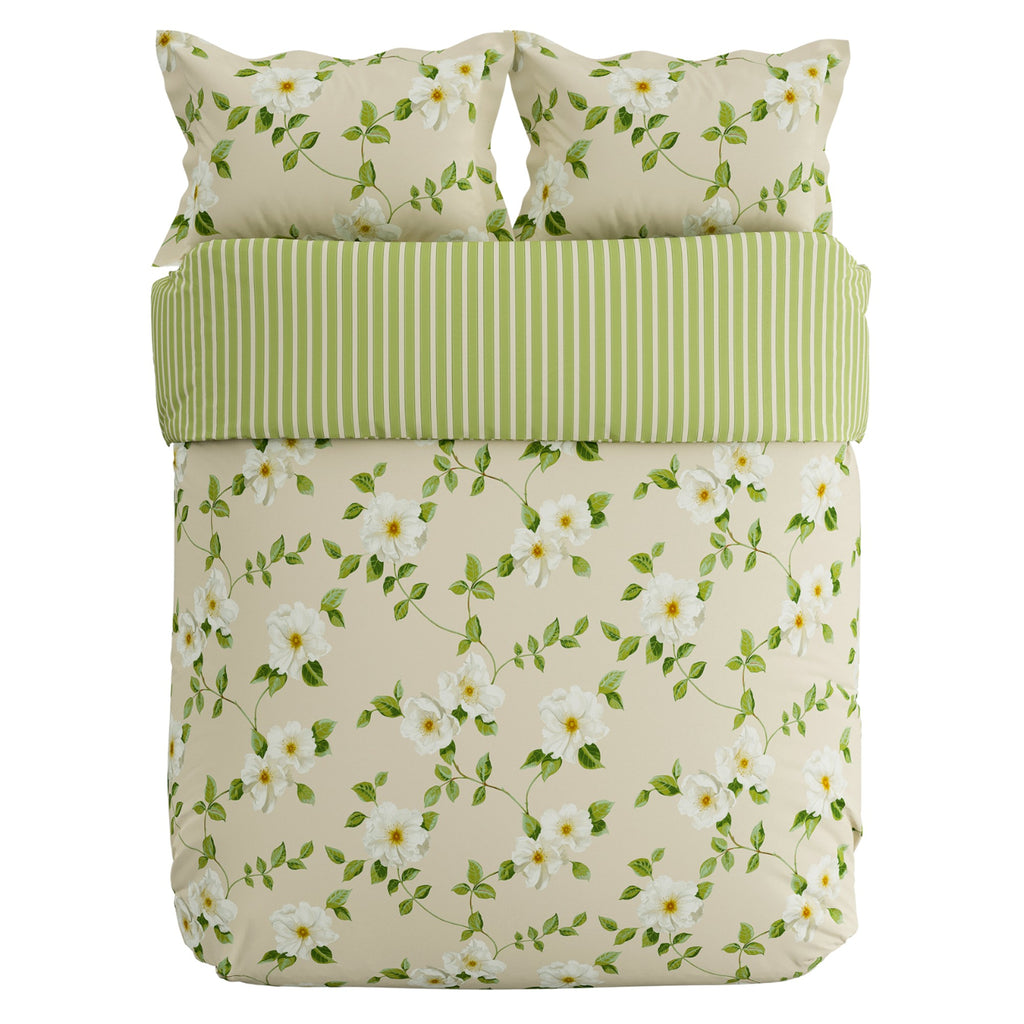 Poets Rose Duvet Cover Set in Linen