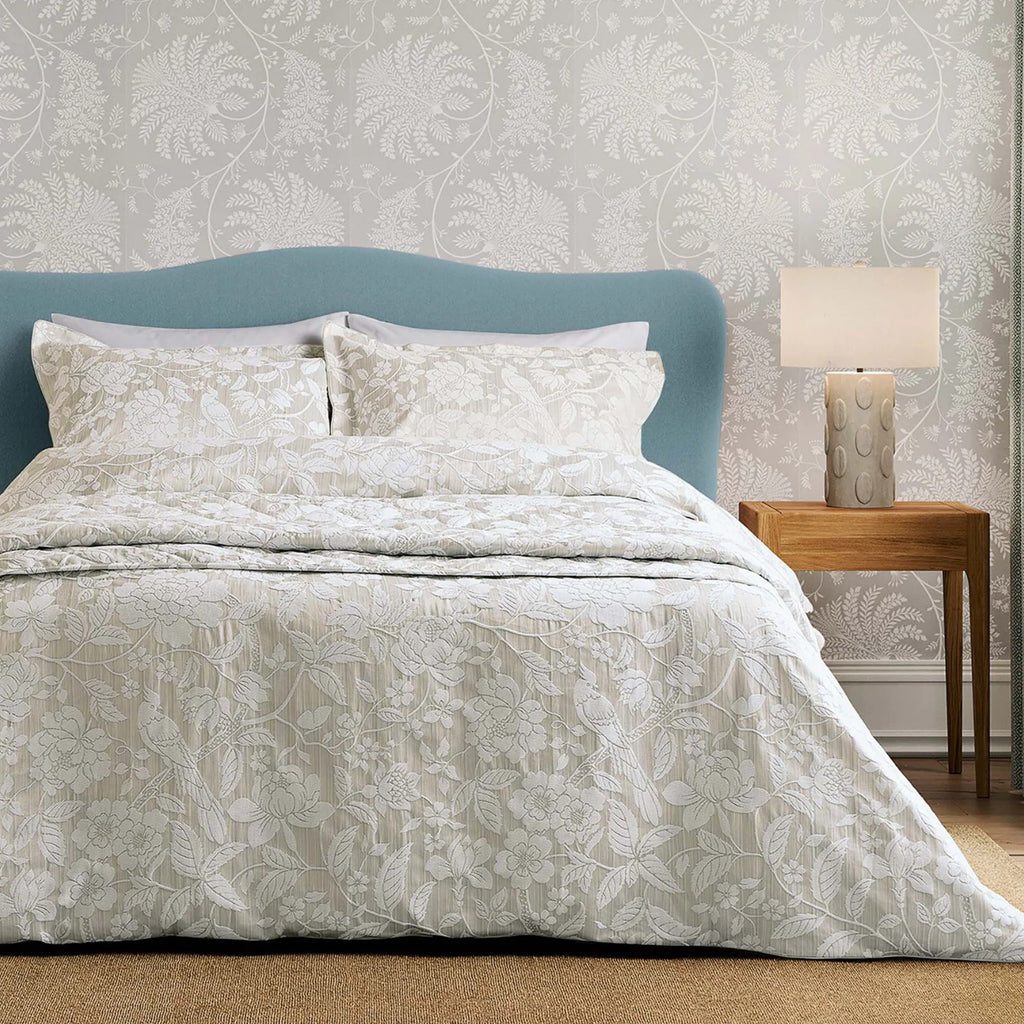 Sanderson "Pyramus" Duvet Cover Set in Linen