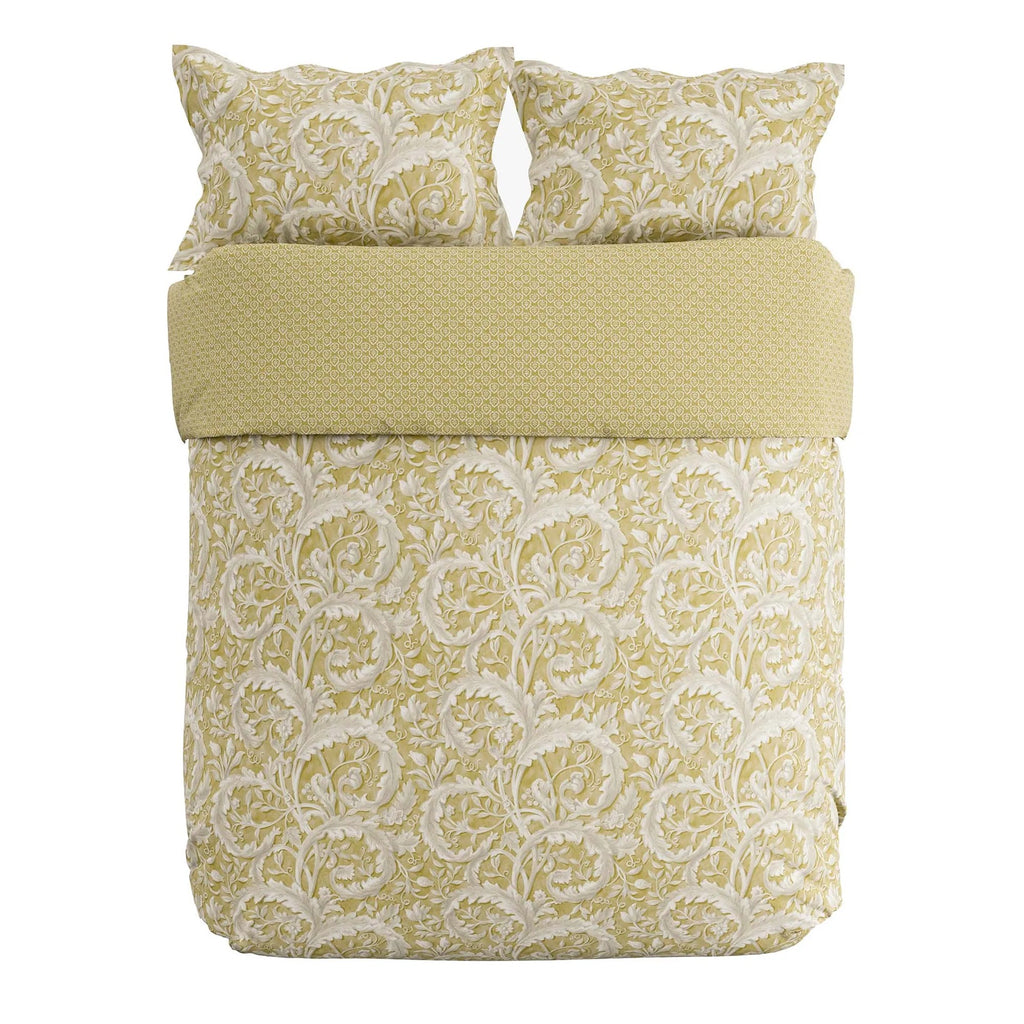 Tila Lime Filled Cushion in Gold