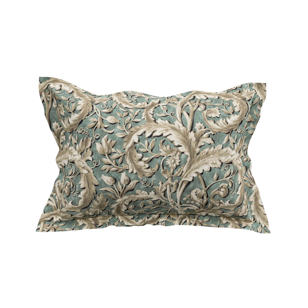 Tila Lime Duvet Cover Set in Soft Teal