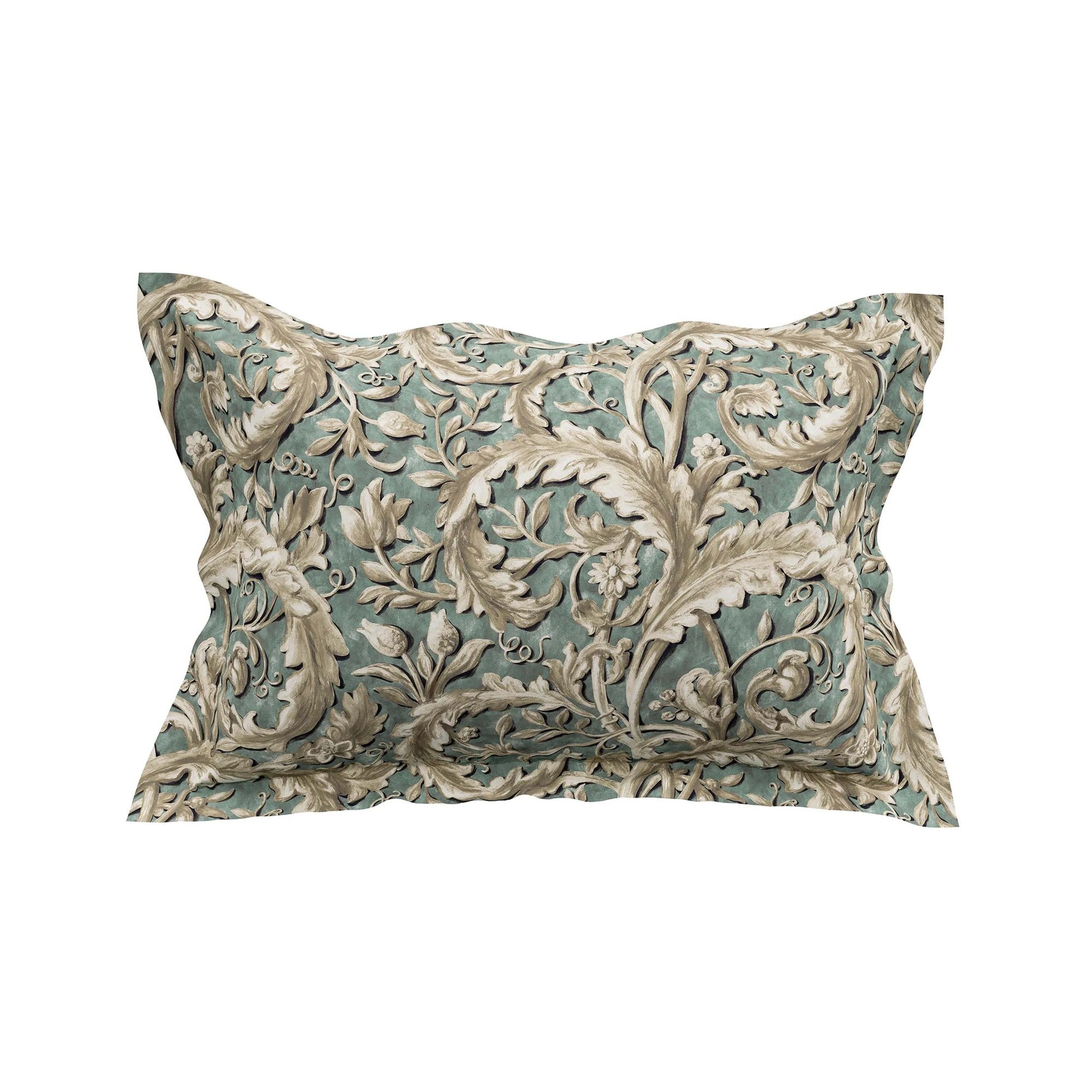 Tila Lime Duvet Cover Set in Soft Teal