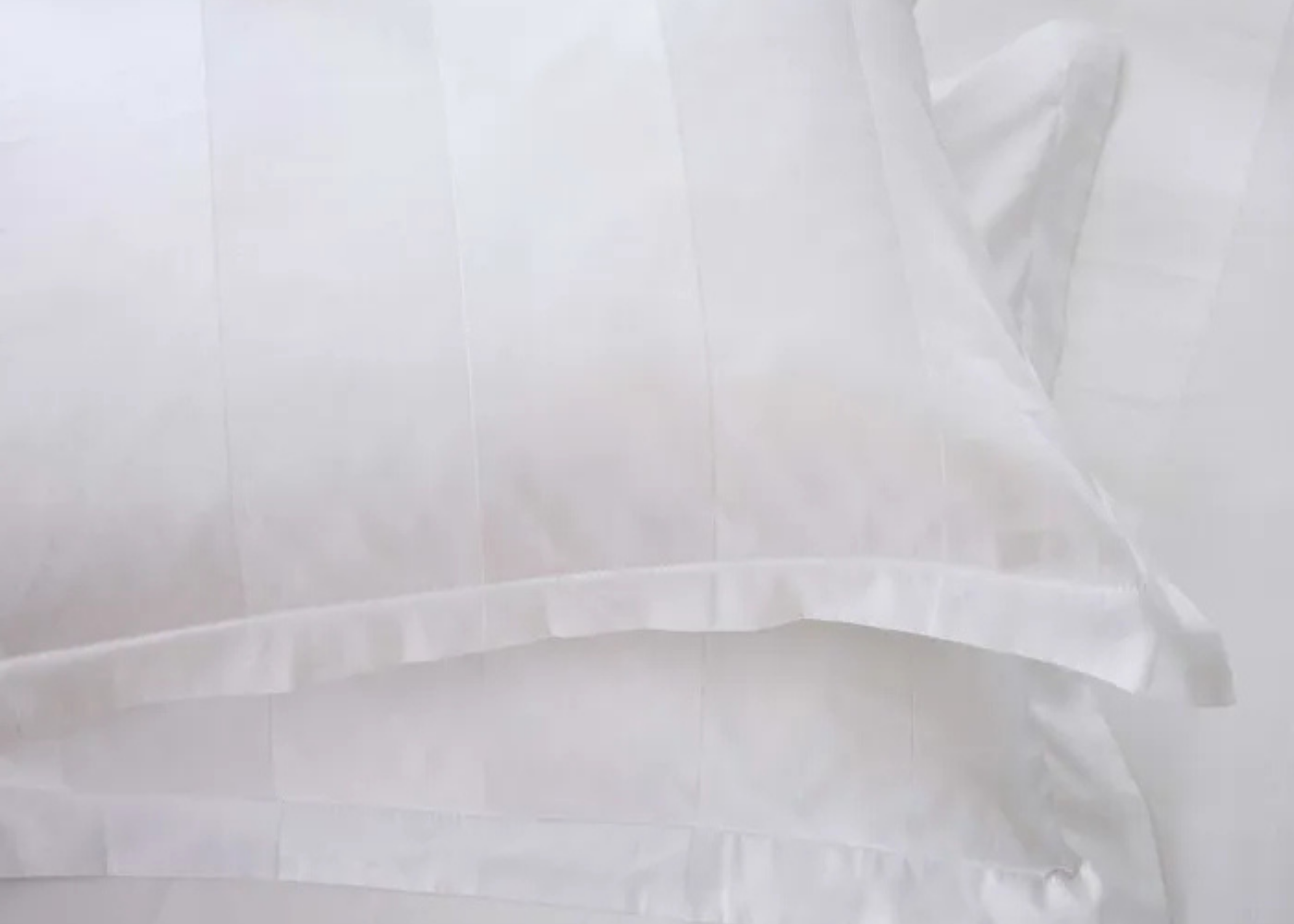 Bedeck of Belfast "Sierra Dobby" Duvet Cover Set in White