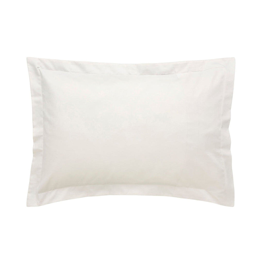 500 TC Cotton Sateen Flat Sheet in Chalk