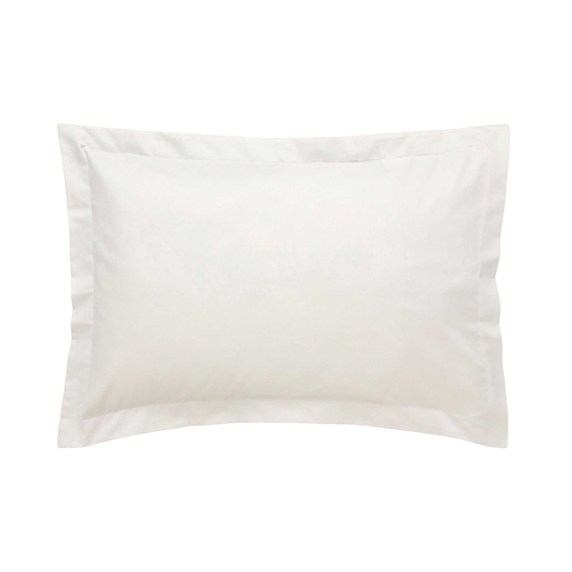 500 TC Cotton Sateen Flat Sheet in Chalk