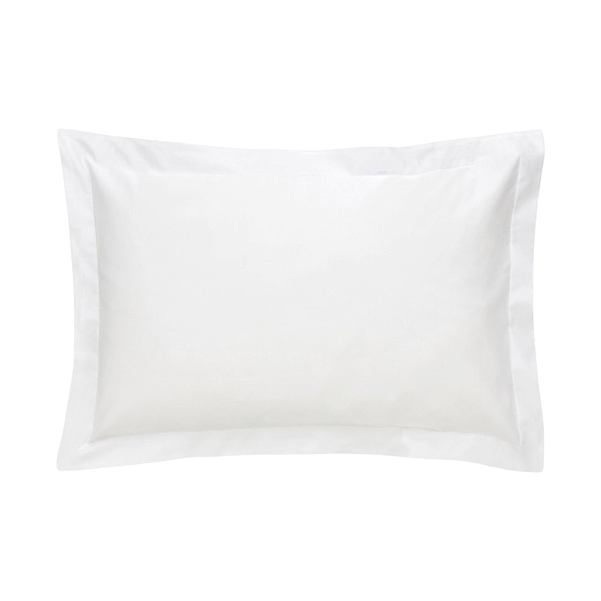 500 TC Cotton Sateen Flat Sheet in Snow