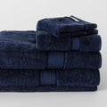 Luxury Egyptian Towel Collection in Royal Navy