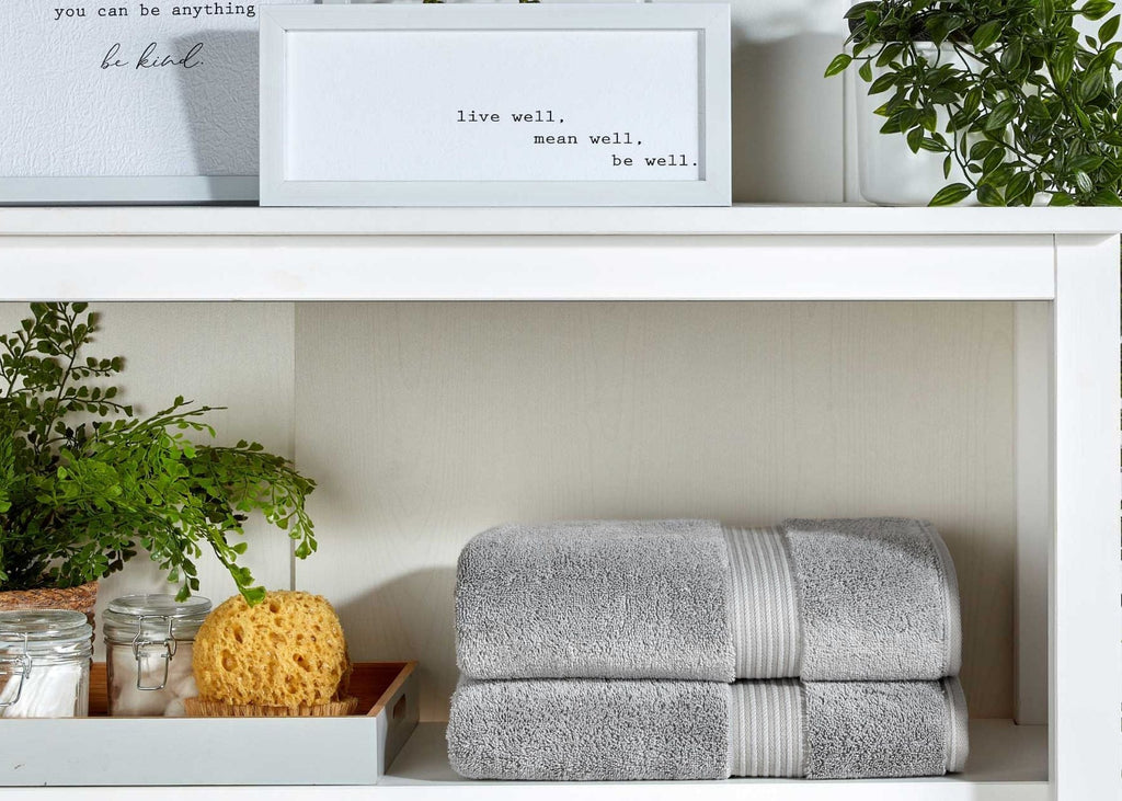 Christy "Supreme" Bath Towels & Mat Collection in Silver