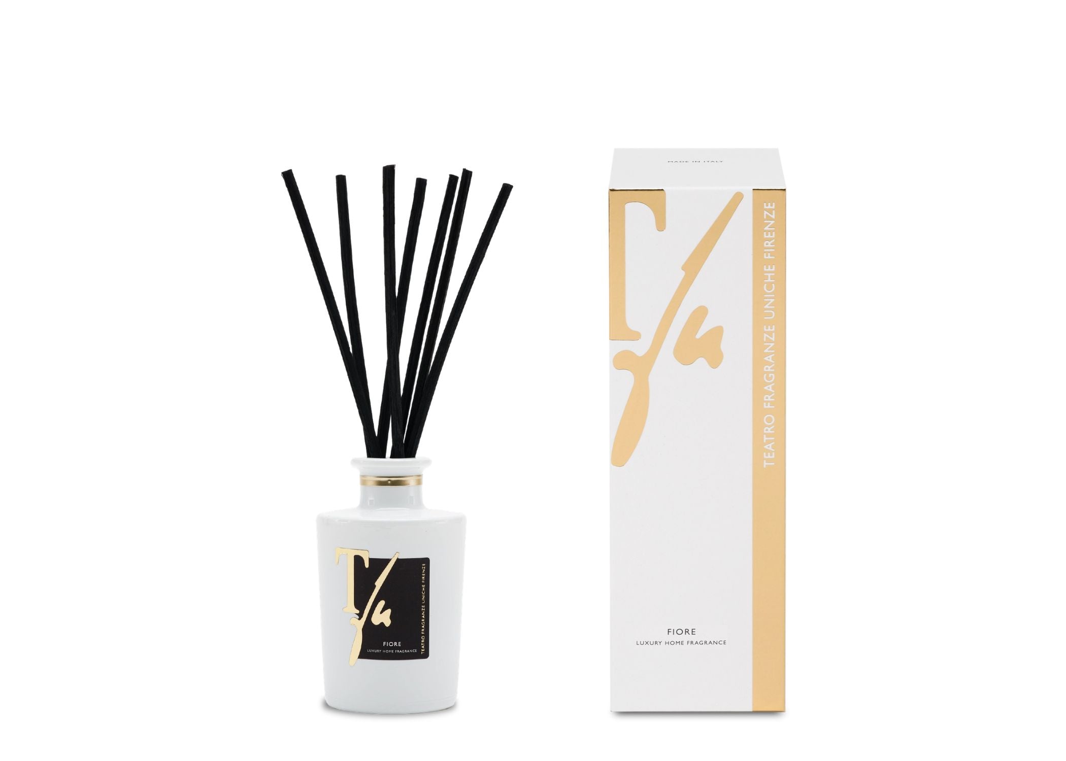 Teatro "Fiore" Diffuser with Bamboo Sticks (100 ml - 500 ml)