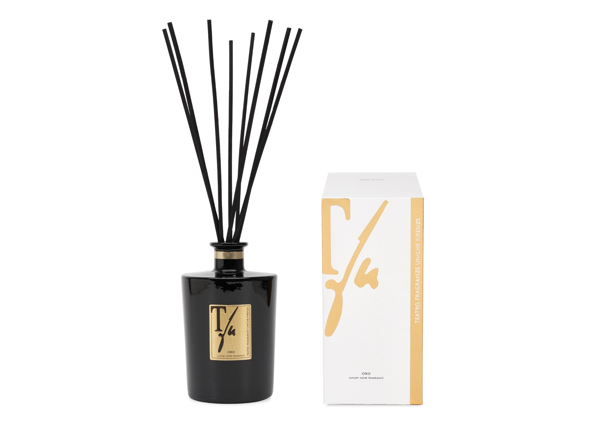 Teatro "Oro" Diffuser with Bamboo Sticks (100 ml - 500 ml)