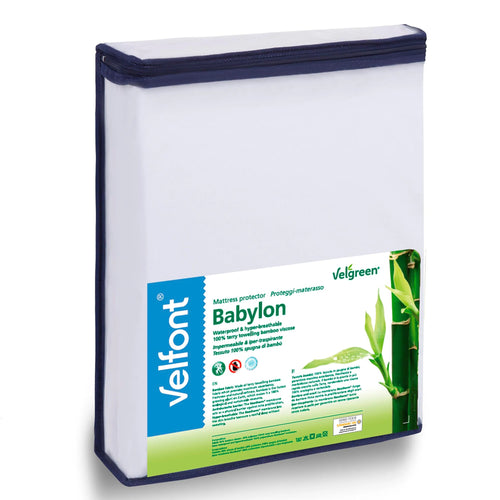Babylon Mattress Protector Bamboo White