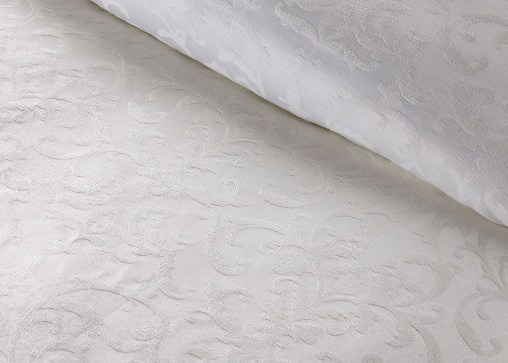 Christy "Venice" Jacquard 11 Pcs Comforter Set in White