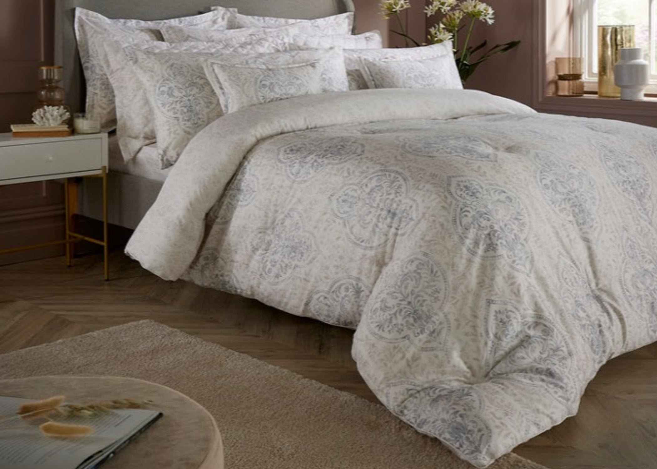 Christy "Verona" Comforter & Sheet Sets in Neutral