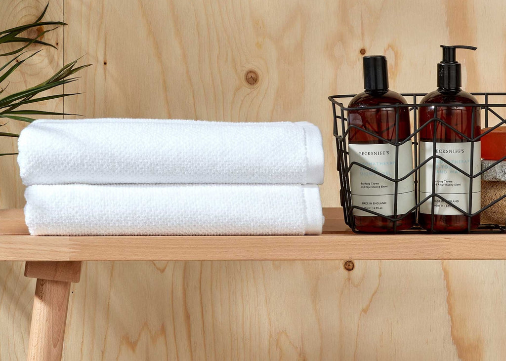 Christy "Brixton" Bath Towels Collection in White