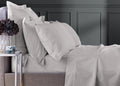 Bedeck of Belfast "1000TC Egyptian Cotton Sateen" Plain Dyed Sheet in Silver