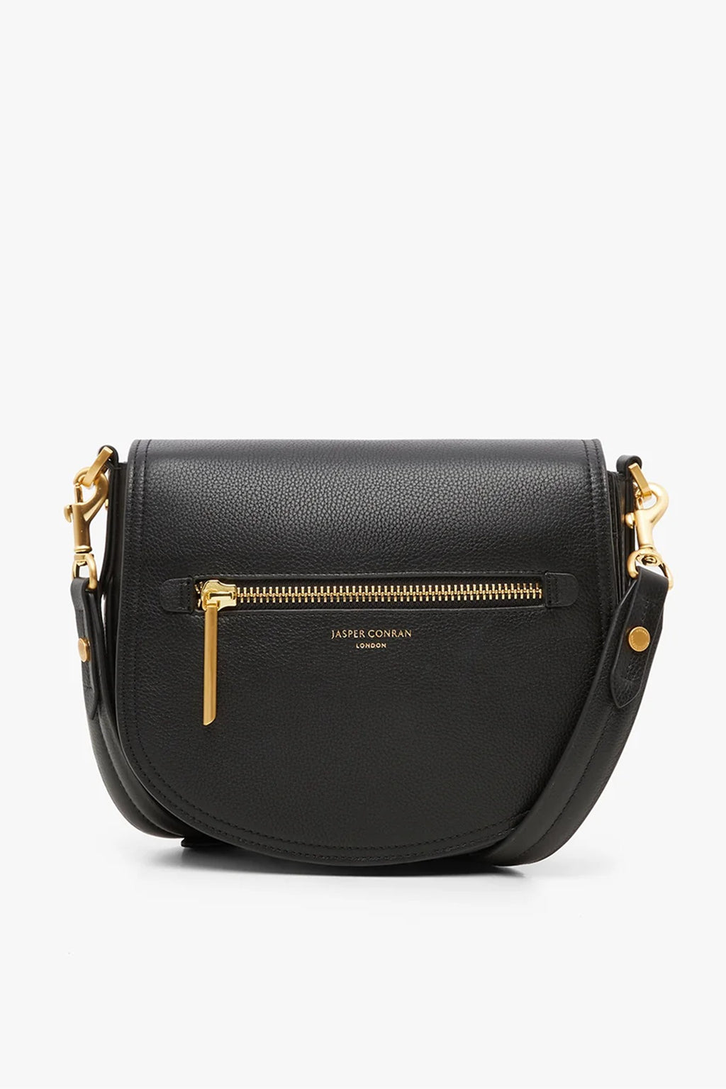 Jasper Conran "Darcey" Saddle Bag in Black
