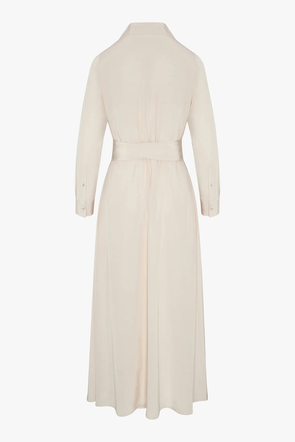 Jasper Conran "Hortensia" Silk Wrap Dress with Slip in Blush