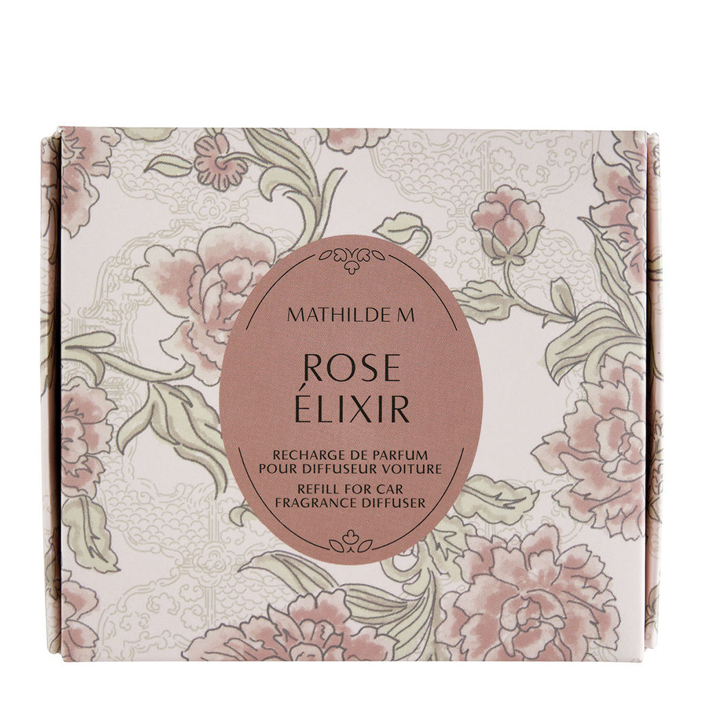 Mathilde "Rose Elixir" Car fragrance diffuser refill Escapades Parfumées
