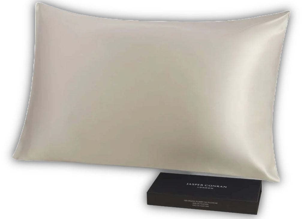 Jasper Conran "Silk Organic" Standard Pillowcase with Box